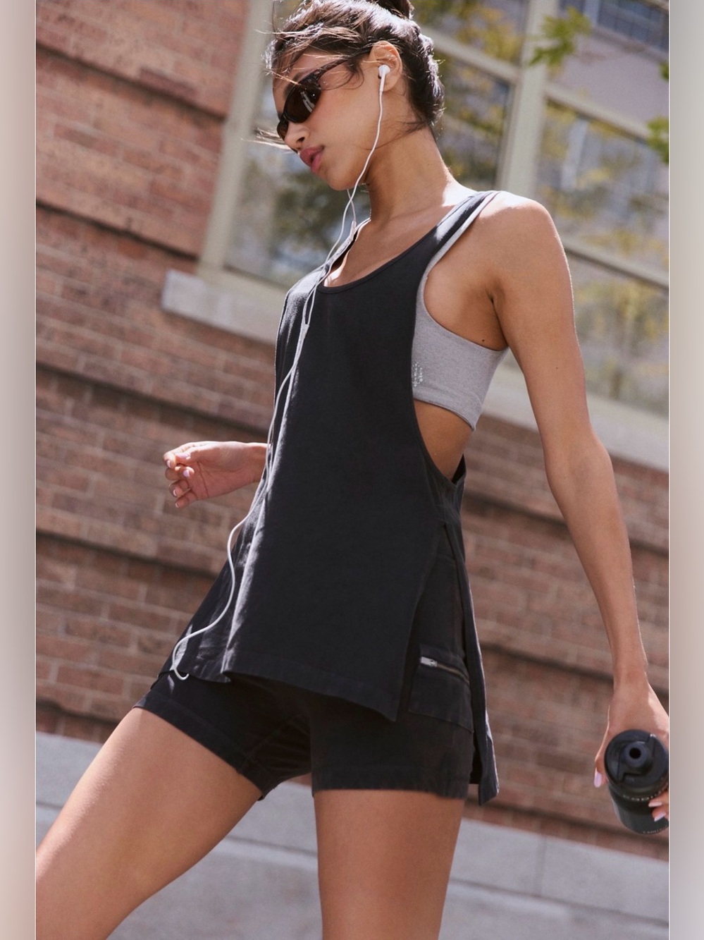 Free people movement hot shot highs and lows set black NWT $80
